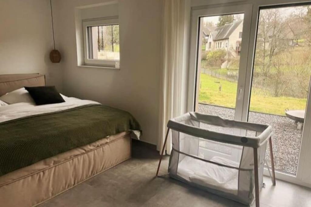 The Forest Retreat- Luxurioese Ferienwohnung Mit Privater Sauna 韦默尔斯基兴 外观 照片